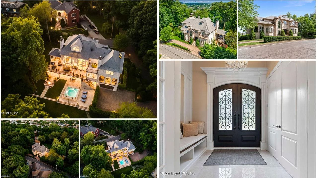 $4.9M mansion at 221 Douglas Rd, Staten Island, NY