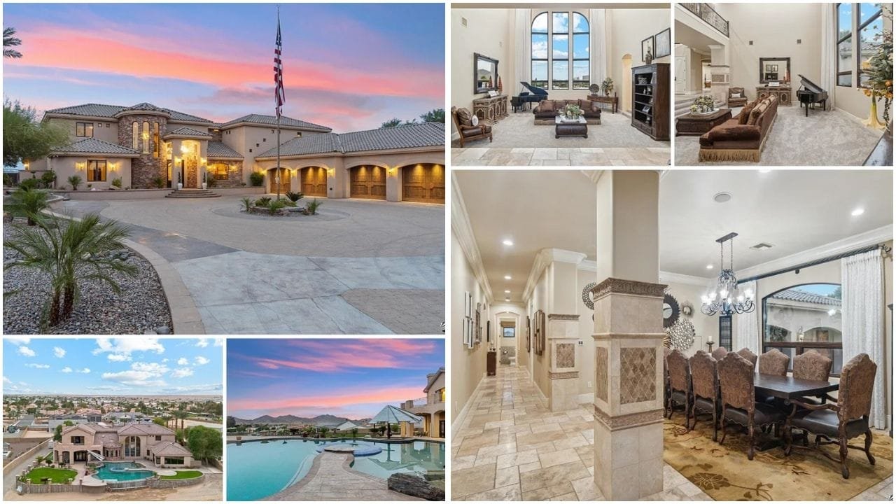 Beautiful luxury homes in Yuma, AZ, showcasing the diverse real estate market with waterfront properties and modern apartments