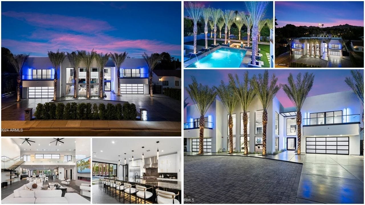 Luxury homes in Phoenix, AZ with stunning desert landscapes and vibrant neighborhoods, showcasing diverse real estate options