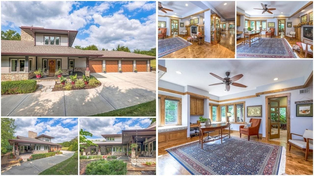 A beautiful house for sale in a family-friendly neighborhood of Shawnee, Kansas, highlighting the vibrant real estate market