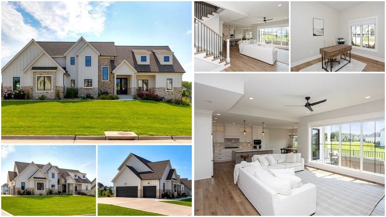 A beautiful luxury home in Ankeny, Iowa, showcasing real estate opportunities in a thriving community.
