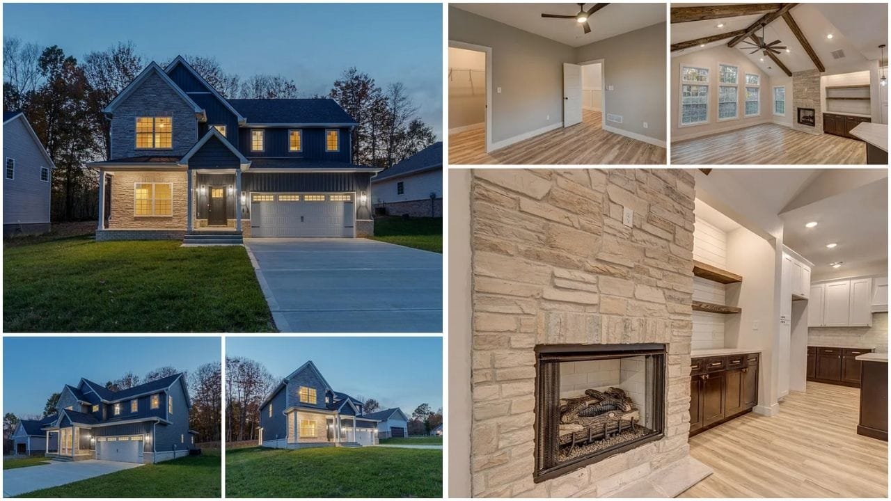 Aerial view of Georgetown, KY showcasing luxury homes, vibrant neighborhoods, and scenic landscapes - Your ultimate real estate guide