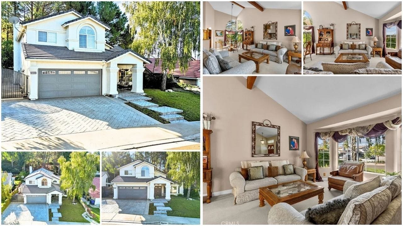 Aerial view of luxury homes and scenic landscape in Santa Clarita, CA - Discover top real estate opportunities in Santa Clarita, California