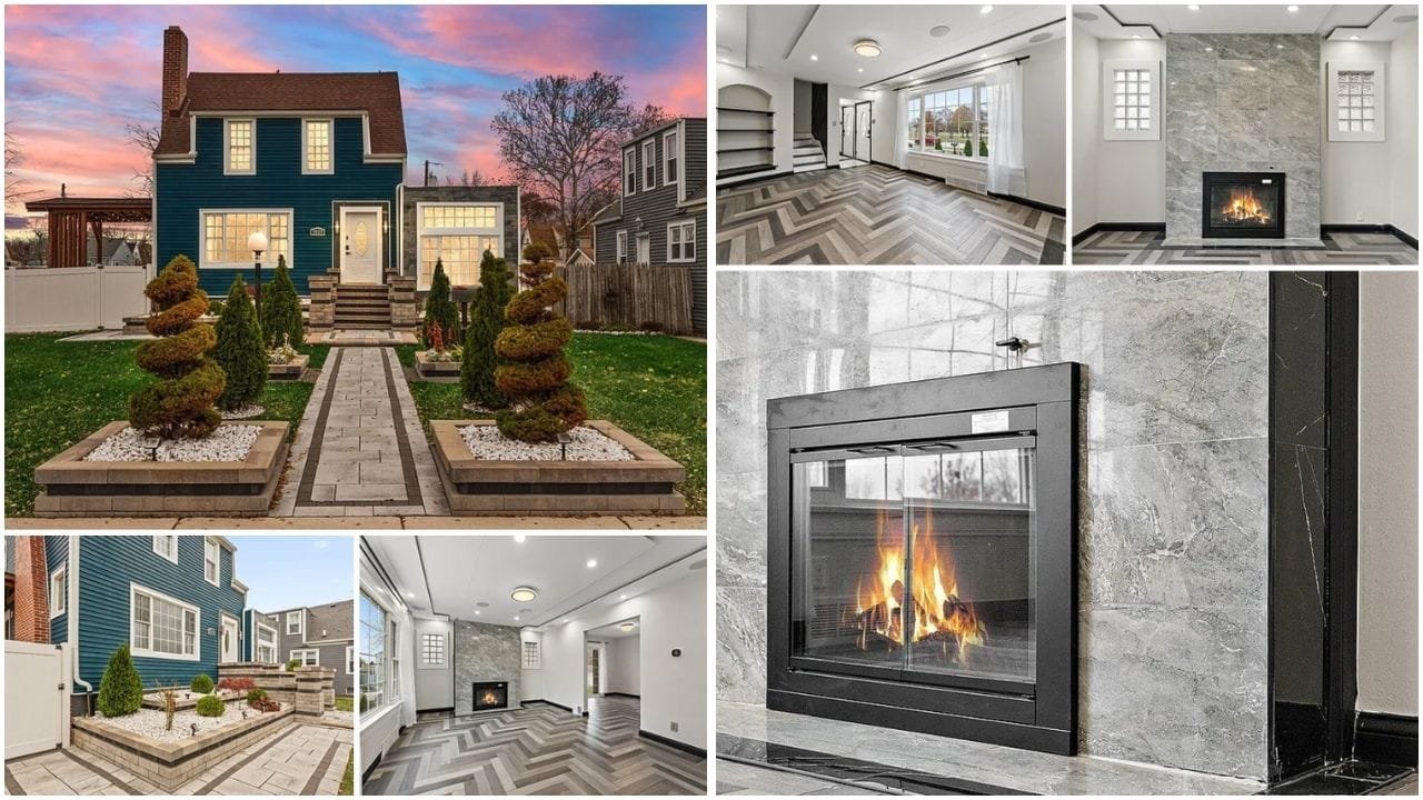 Beautiful house in Hammond, Indiana surrounded by lush greenery, ideal real estate property for families and investors