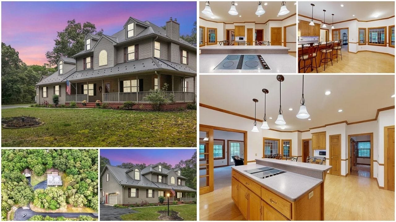 Beautiful waterfront home in Laurel, Delaware, showcasing luxury real estate options in Sussex County