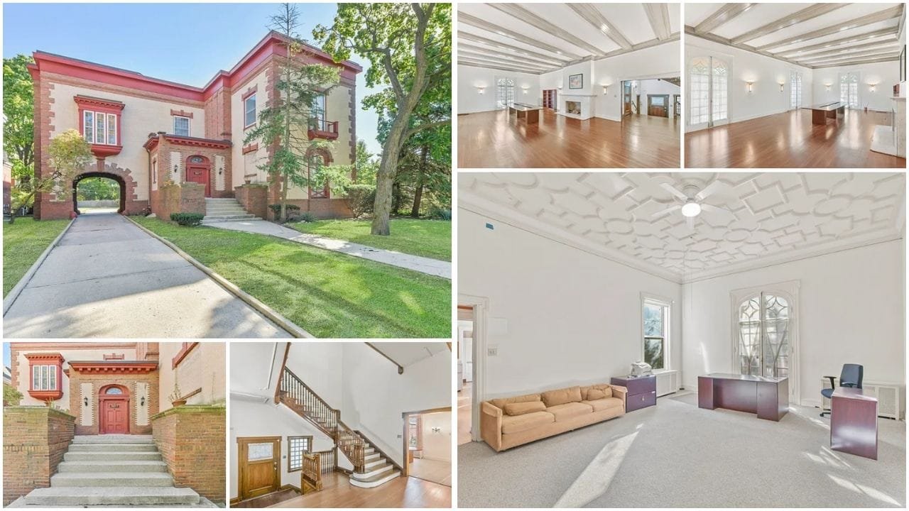 Chicago skyline with diverse neighborhoods, luxury homes, and waterfront properties along Lake Michigan