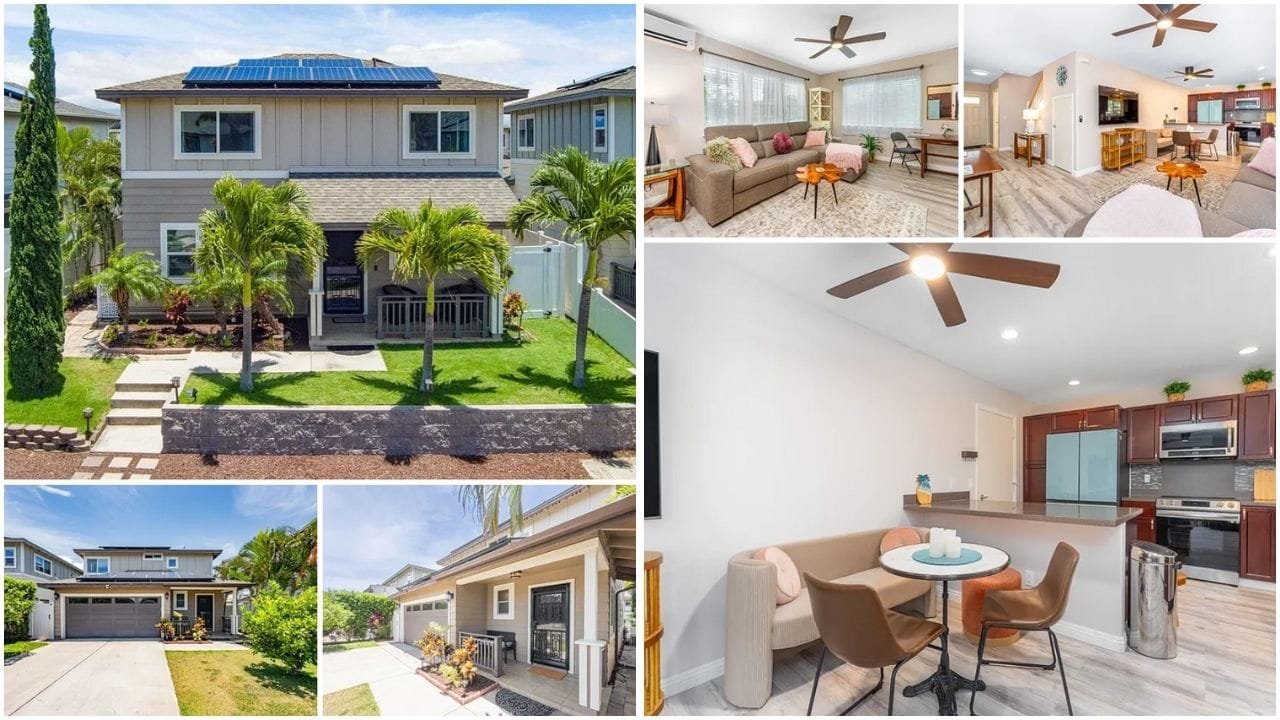 Luxurious waterfront home in Kahului, Hawaii with modern design and stunning ocean views