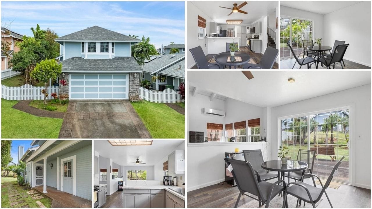 Luxurious waterfront homes in Pearl City, Hawaii, showcasing modern architecture and stunning views, ideal for real estate buyers and investors