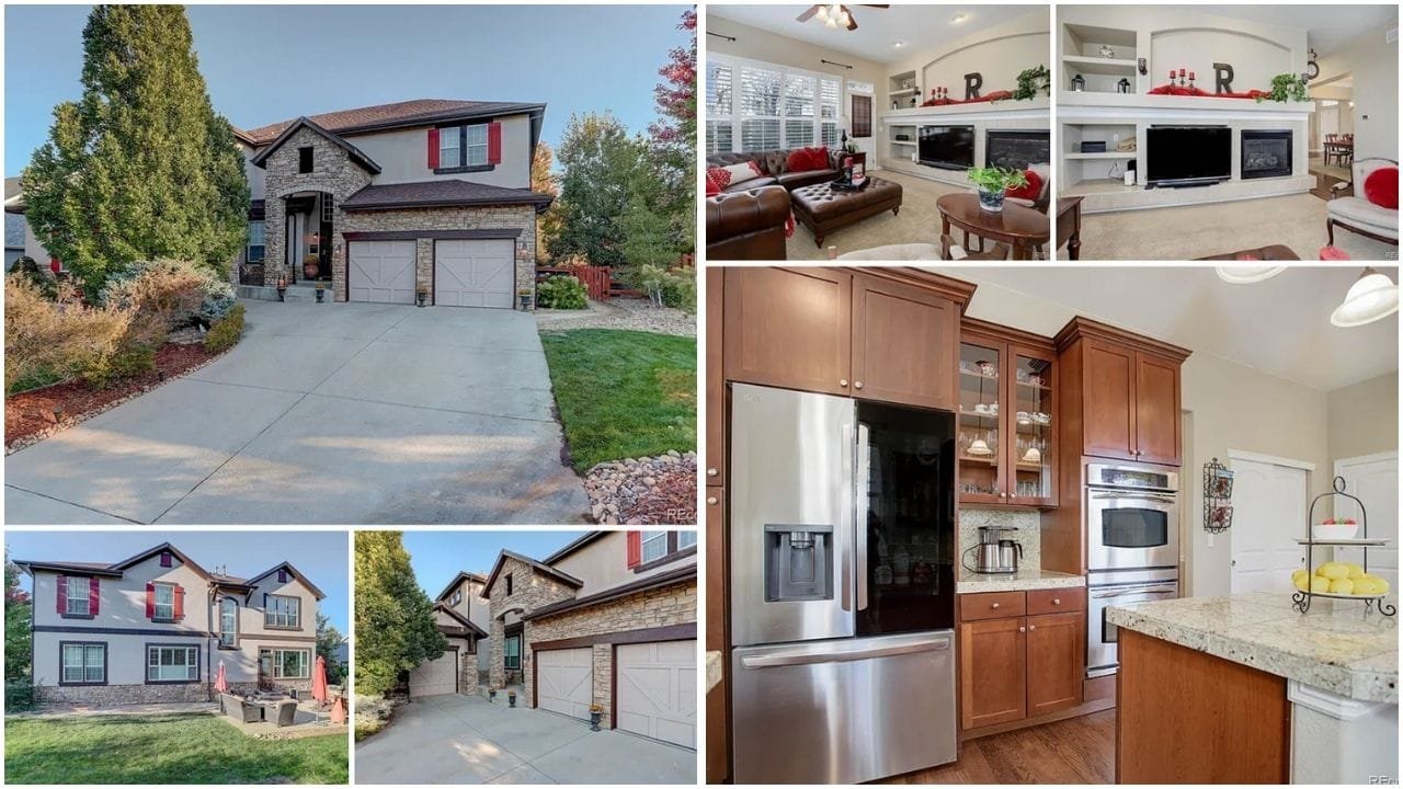 Luxury home in Broomfield, Colorado, with a spacious yard and modern design, perfect for families and real estate investors