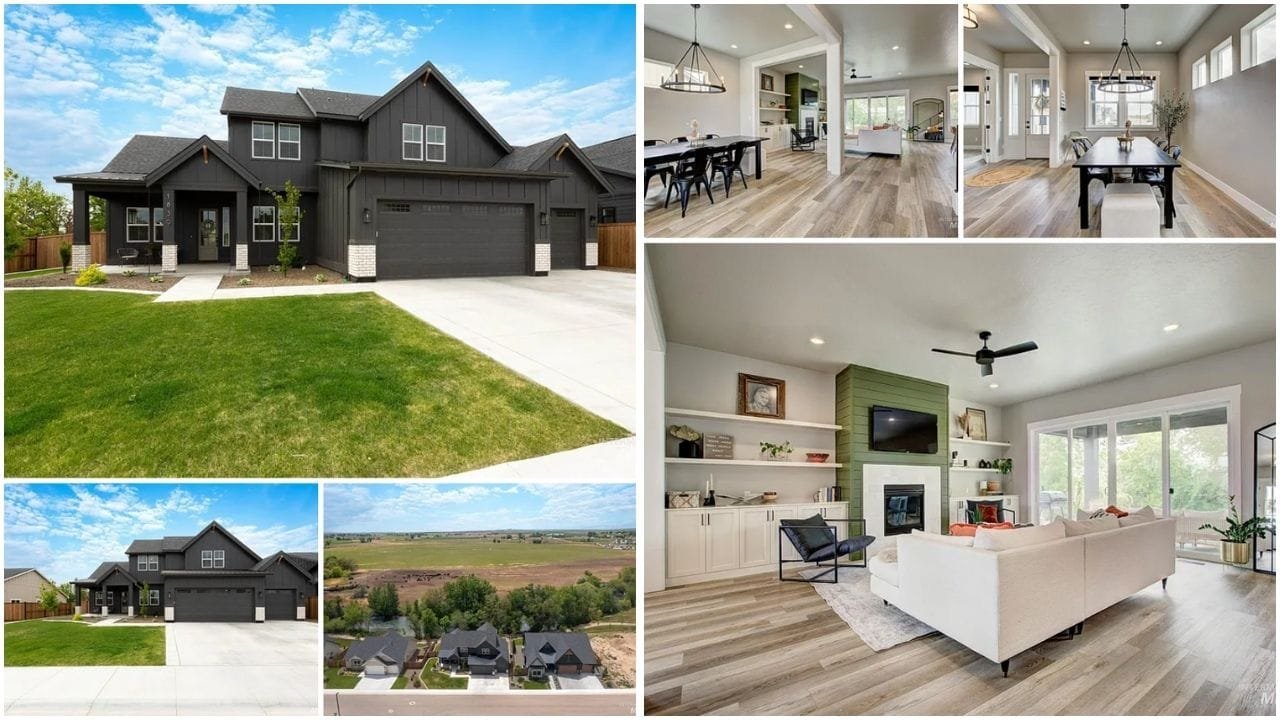 Luxury homes and affordable real estate options in Kuna, Idaho with picturesque scenery