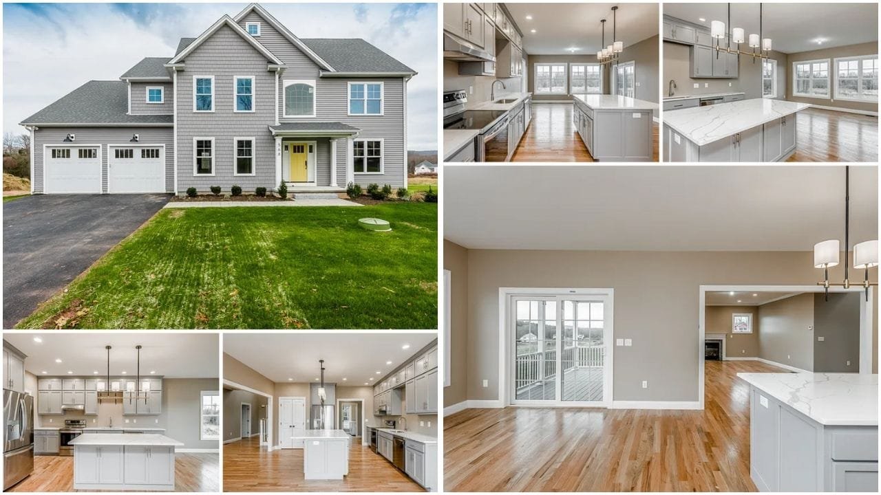 Luxury homes for sale in Manchester, CT with beautiful gardens and modern interiors