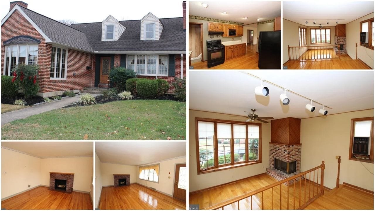 Luxury waterfront home in New Castle, Delaware with a beautiful garden and modern architecture