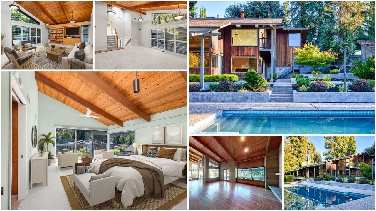 Real estate in Modesto, California Aerial view of luxury homes, affordable apartments, and vibrant neighborhoods in Stanislaus County, CA