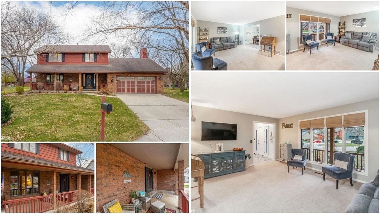 Scenic view of Mason City, Iowa real estate, showcasing luxury homes, waterfront properties, and vibrant neighborhoods