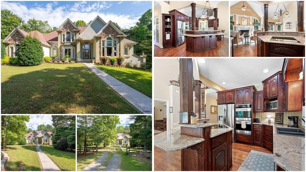 Scenic view of luxury homes and affordable properties in Dallas, GA, highlighting real estate opportunities for buying, selling, and renting.