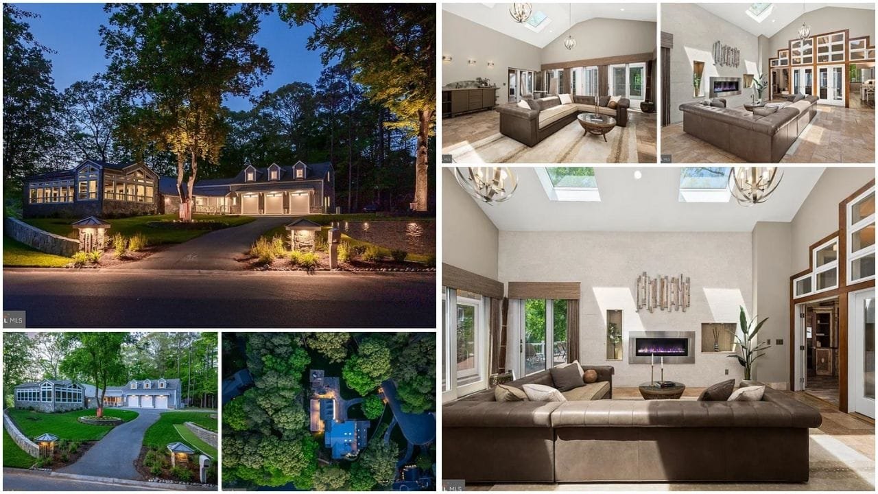 A beautiful waterfront home in Salisbury, Maryland, showcasing luxury real estate and stunning landscapes