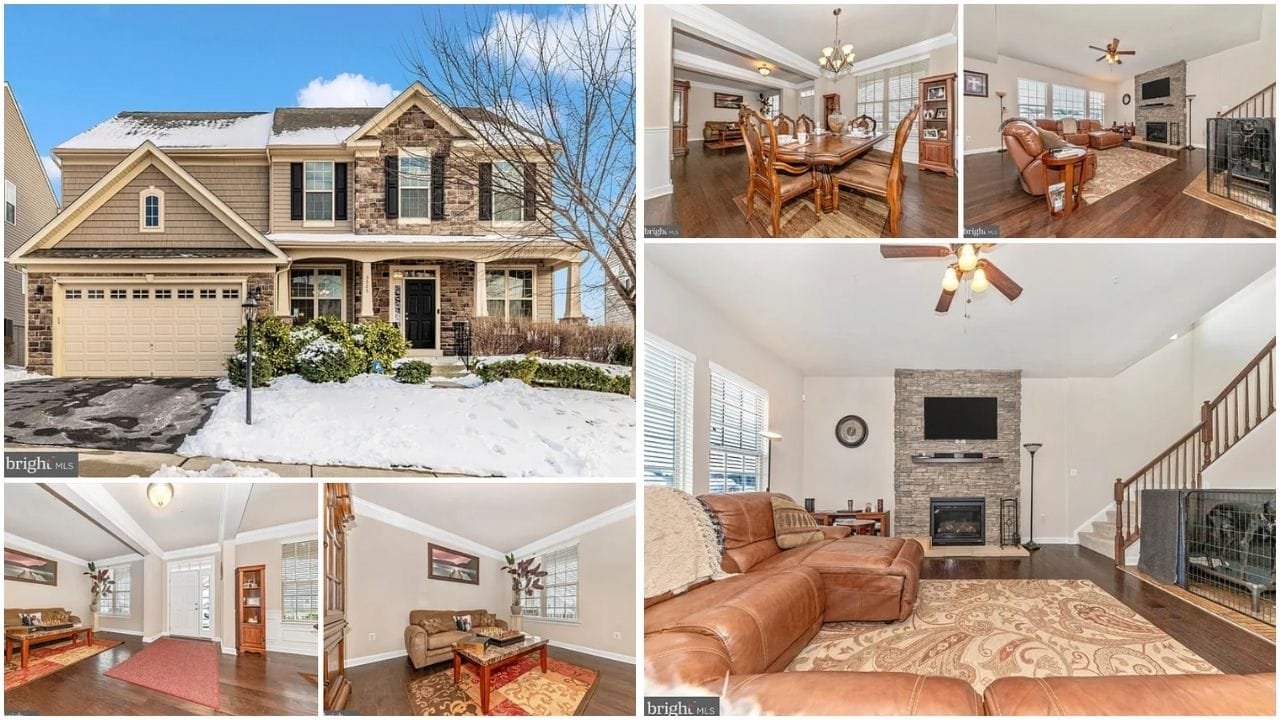 A stunning aerial view of Frederick, MD showcasing a mix of luxury homes, apartments, and vibrant neighborhoods amidst picturesque landscapes