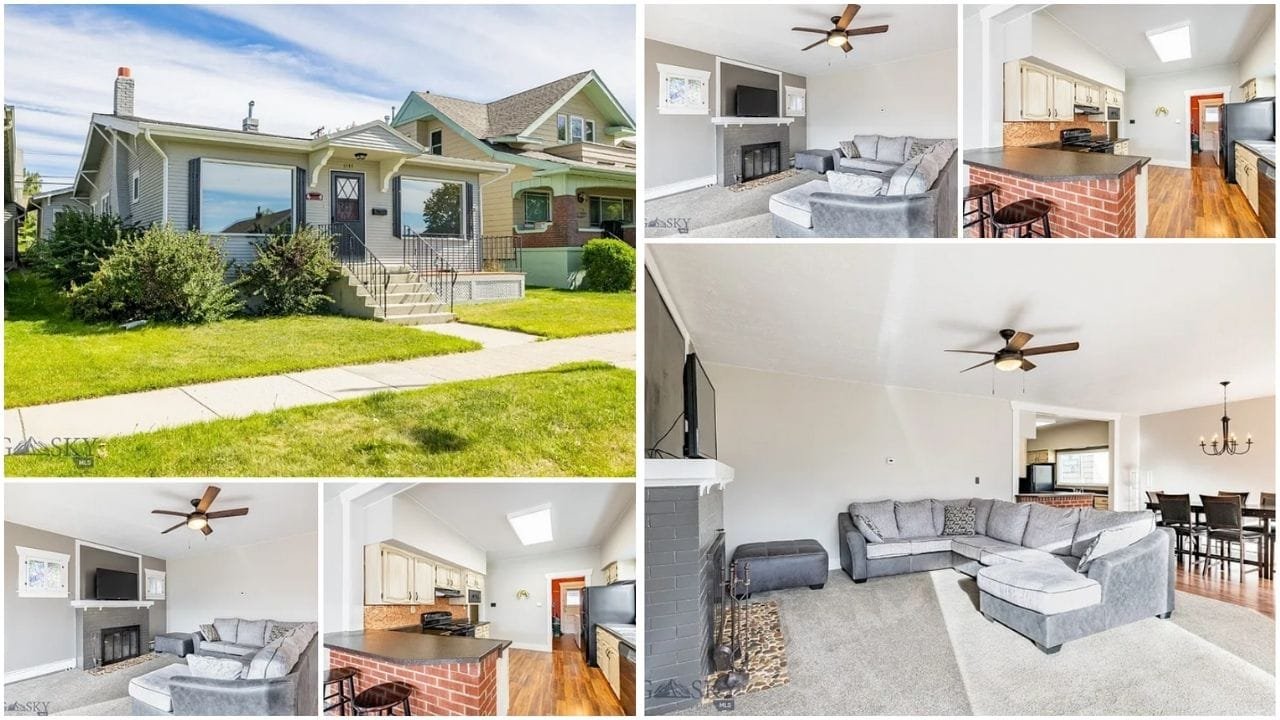 Beautiful luxury home with spacious garden and scenic view in Butte, Montana - Real estate guide