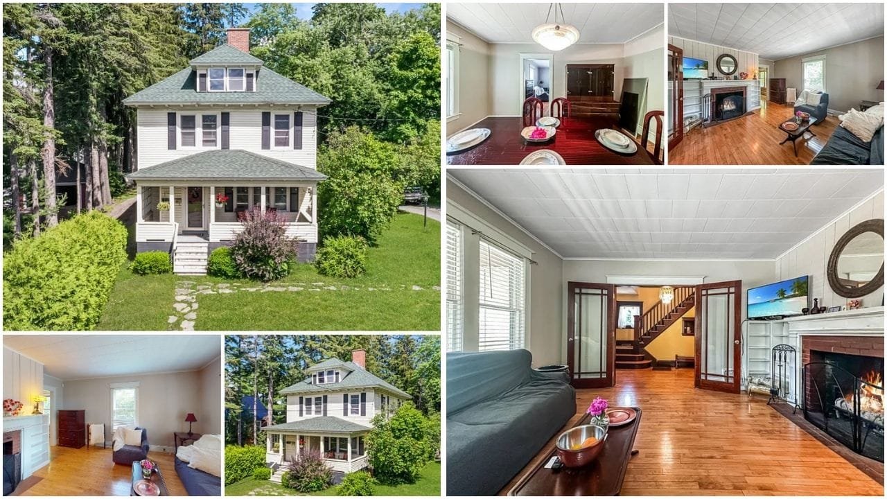 Luxurious waterfront homes in Presque Isle, Maine with scenic views, ideal for buying, selling, and renting real estate