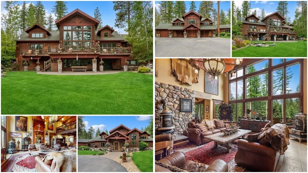 Luxury Real Estate in Bigfork, Montana - Beautiful Waterfront Home with Scenic Mountain Views