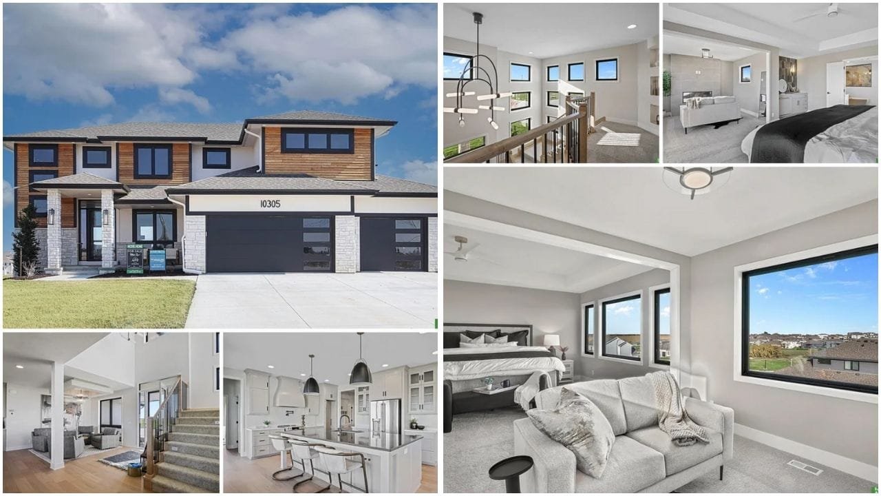 Luxury and affordable homes in Papillion, Nebraska showcasing diverse real estate options in a charming community