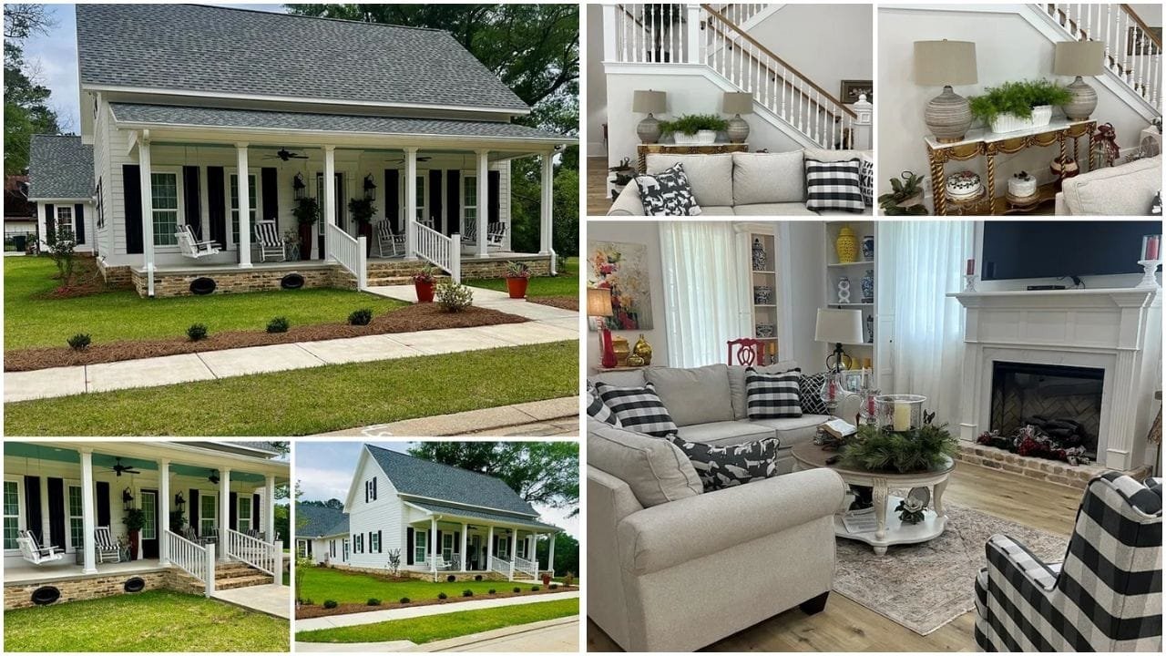 Luxury home in Laurel, MS surrounded by lush greenery - Explore Laurel real estate market