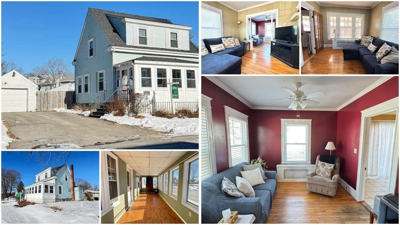 Luxury waterfront home in South Portland, Maine with stunning ocean views and modern design