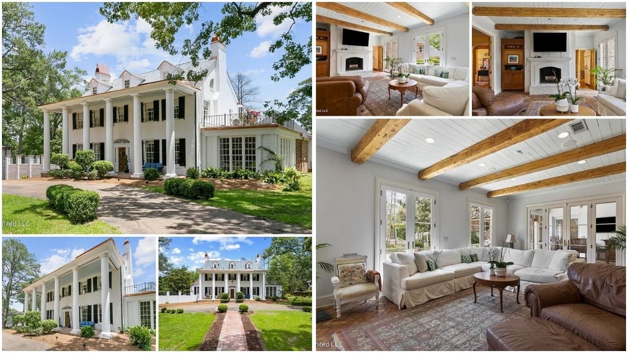 Scenic view of diverse homes in Jackson, MS neighborhood showcasing real estate opportunities