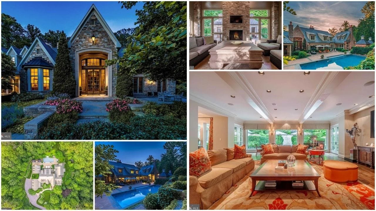 Scenic view of luxury homes and waterfront properties in Owings Mills, Maryland, highlighting the diverse real estate options available in this vibrant community