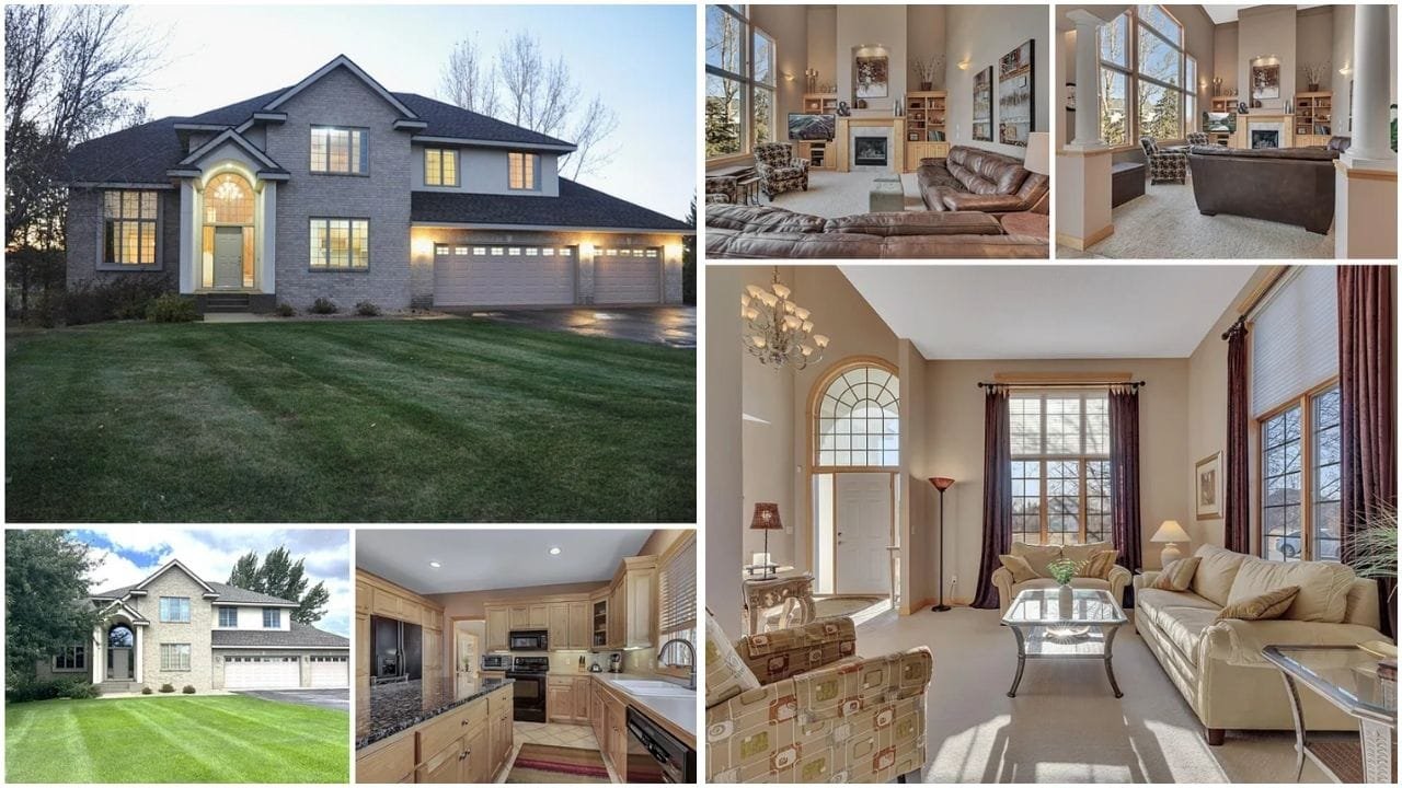 View of luxury and affordable homes in Saint Cloud, MN, showcasing diverse real estate options and beautiful neighborhood landscapes