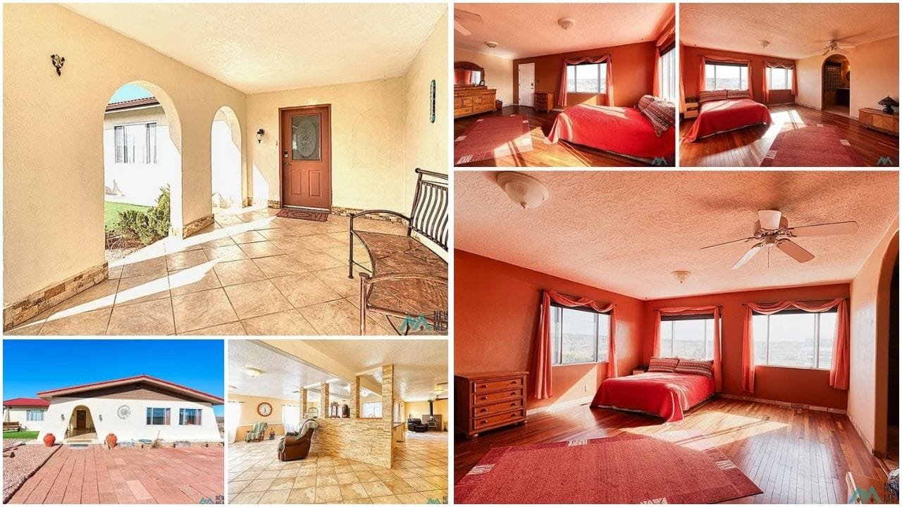 Beautiful luxury home with lush garden in Gallup, New Mexico - explore real estate options including affordable housing, waterfront properties, and investment opportunities in Gallup, NM.