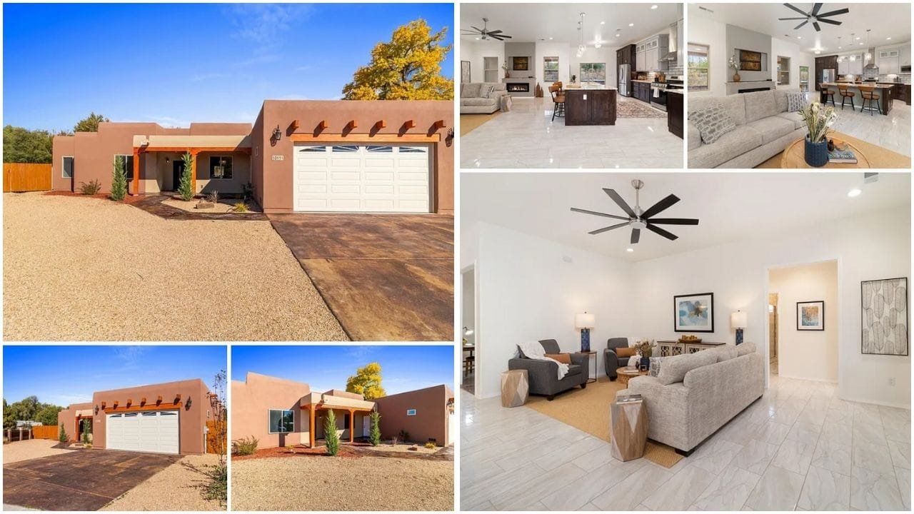 Beautiful luxury homes and scenic neighborhoods in Española, New Mexico, showcasing real estate opportunities and vibrant community living