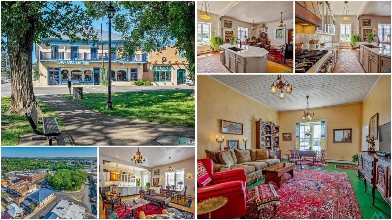 Charming homes and scenic views of Las Vegas, New Mexico real estate market, featuring historic Victorian houses and modern apartments for sale and rent