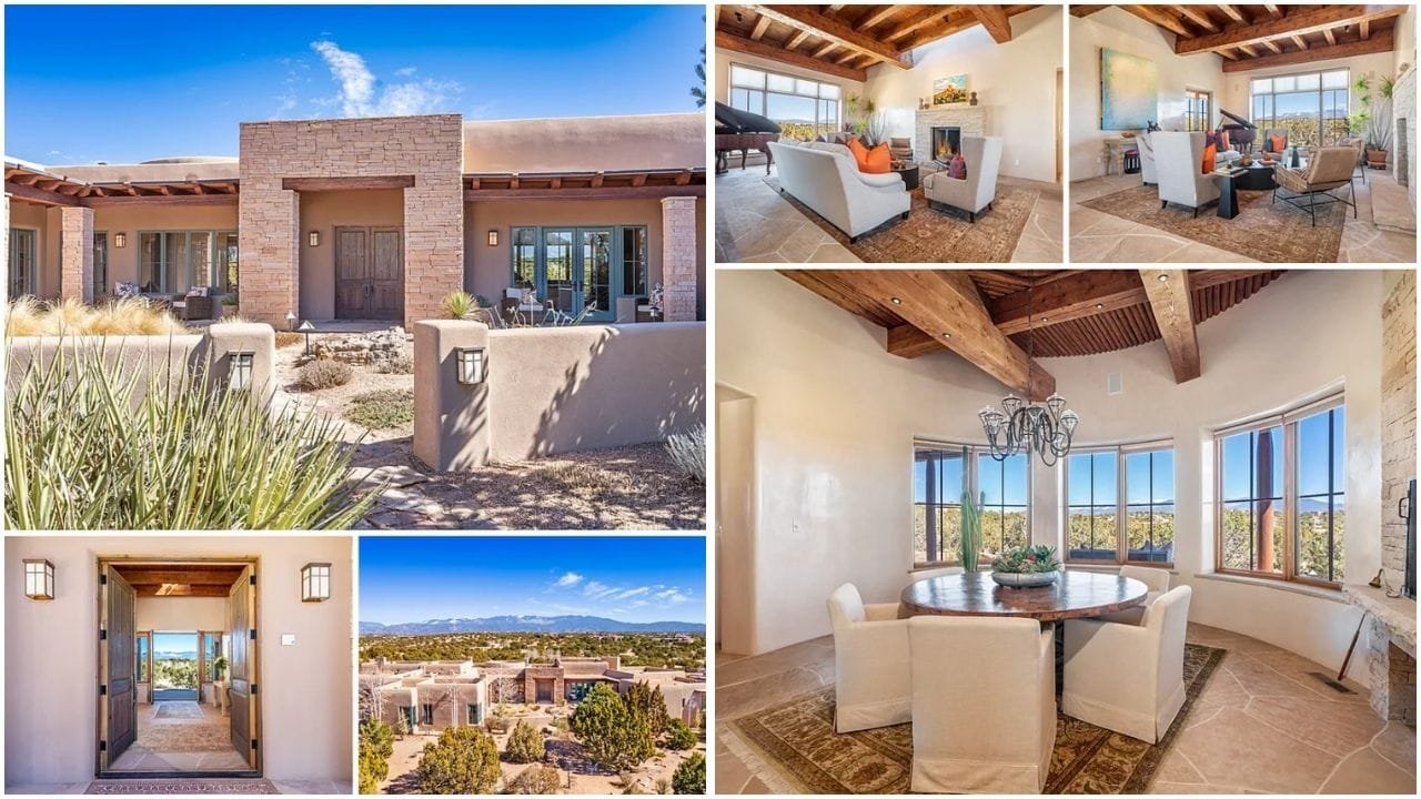 Santa Fe real estate - scenic view of luxury homes and vibrant neighborhoods in Santa Fe, New Mexico