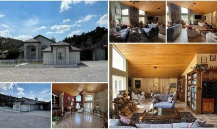 Scenic view of luxury homes and properties in Ely, Nevada, highlighting the diverse real estate market, including homes for sale, rentals, and investment opportunities